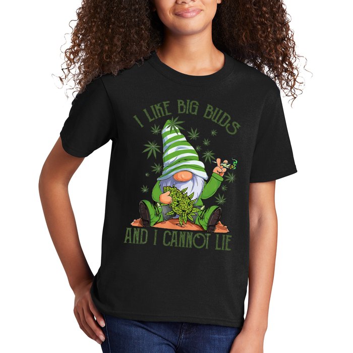 I Like Big Buds And I Cannot Lie Marijuana Cannabis Weed 420 Kids T-Shirt