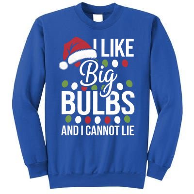 I Like Big Bulbs And I Cannot Lie Funny Christmas Lights Gift Sweatshirt