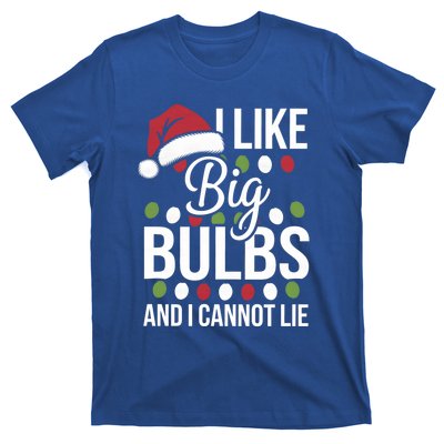 I Like Big Bulbs And I Cannot Lie Funny Christmas Lights Gift T-Shirt