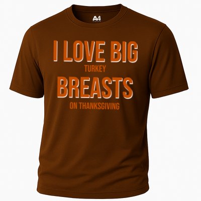 I Love Big Turkey Breasts On Thanksgiving Performance Shirt