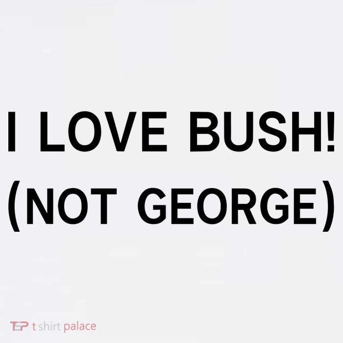 I Love Bush Not George Short Acrylic Beanie