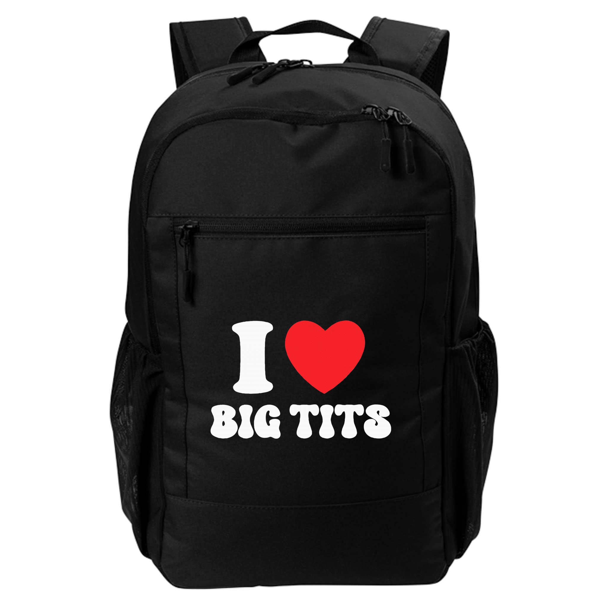 I Love Big Tits Funny Titties Boobs Lesbian Bachelor Party Backpack