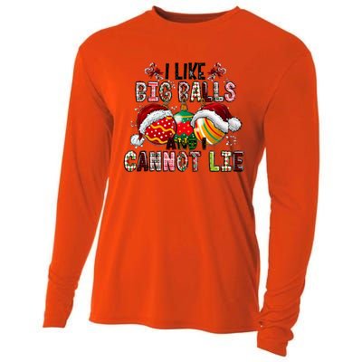 I Like Big Balls And Cannot Lie Funny Christmas Funny Gift Cooling Performance Long Sleeve Crew