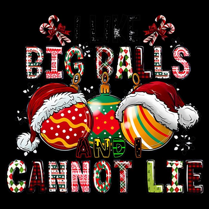 I Like Big Balls And Cannot Lie Funny Christmas Funny Gift Drawstring Bag