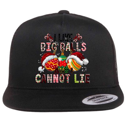 I Like Big Balls And Cannot Lie Funny Christmas Funny Gift Flatbill Hat