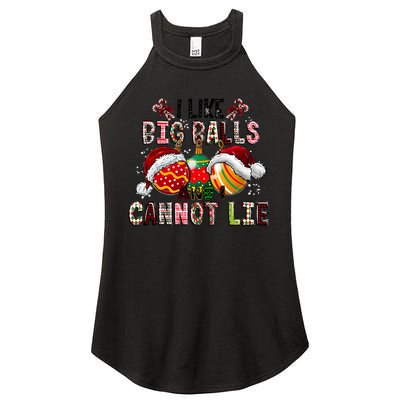 I Like Big Balls And Cannot Lie Funny Christmas Funny Gift Women's Perfect Tri Rocker Tank