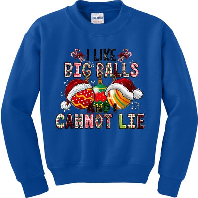 I Like Big Balls And Cannot Lie Funny Christmas Funny Gift Kids Sweatshirt