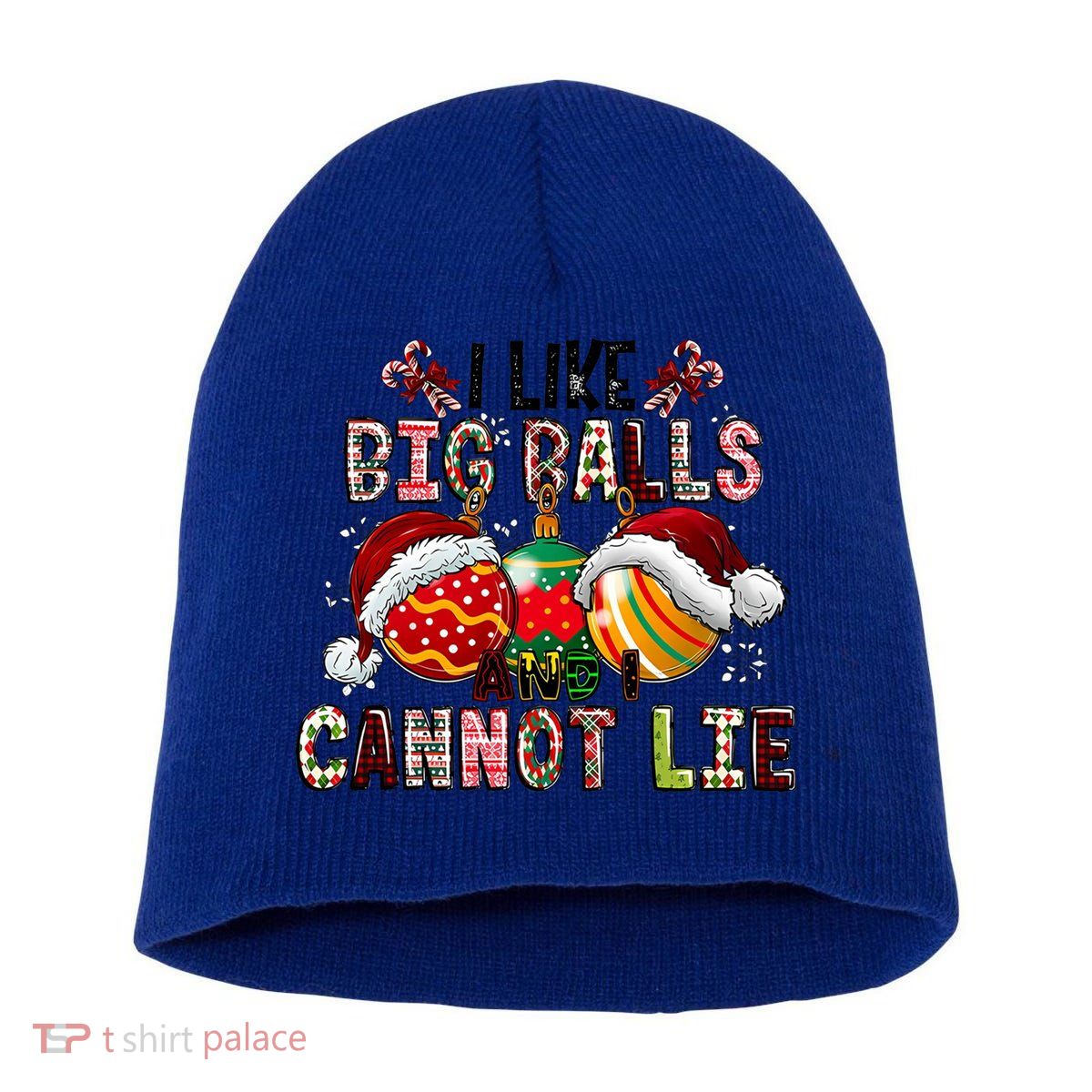 I Like Big Balls And Cannot Lie Funny Christmas Funny Gift Short Acrylic Beanie