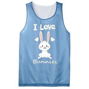 I Love Bunnies Rabbit Animal Mesh Reversible Basketball Jersey Tank