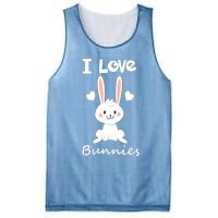 I Love Bunnies Rabbit Animal Mesh Reversible Basketball Jersey Tank