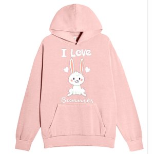 I Love Bunnies Rabbit Animal Urban Pullover Hoodie