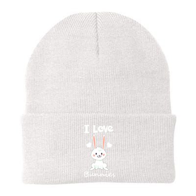 I Love Bunnies Rabbit Animal Beanie
