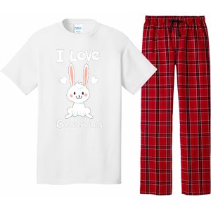 I Love Bunnies Rabbit Animal Pajama Set