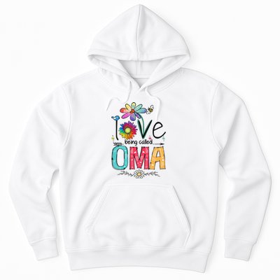 I Love Being Called Oma Daisy Flower Cute Mother's Day Hoodie