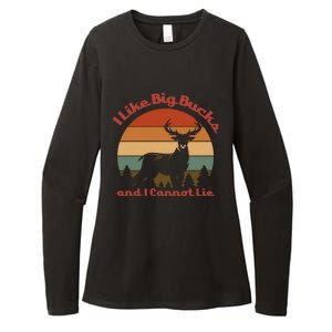 I Like Big Bucks And I Cannot Lie Deer Hunter Gift Womens CVC Long Sleeve Shirt