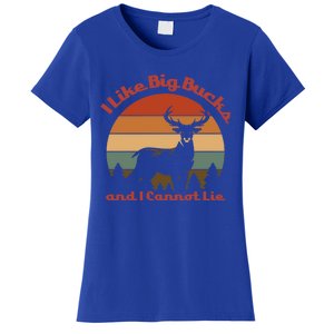 I Like Big Bucks And I Cannot Lie Deer Hunter Gift Women's T-Shirt