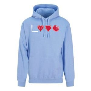 I Love Baseball Player Cute Baseball Pitcher Hitter Catcher Cute Gift Unisex Surf Hoodie