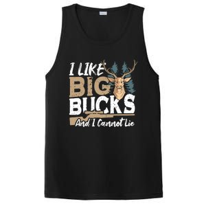 I Like Big Bucks And I Cannot Lie Deer Hunting Gift PosiCharge Competitor Tank