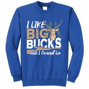 I Like Big Bucks And I Cannot Lie Deer Hunting Gift Sweatshirt