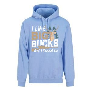 I Like Big Bucks And I Cannot Lie Deer Hunting Gift Unisex Surf Hoodie