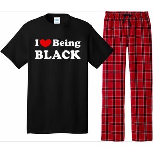 I Love Being Black I Like To Be Black Pajama Set