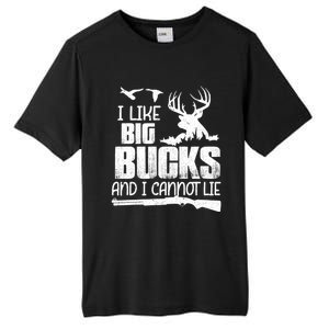 I Like Big Bucks And I Cannot Lie Deer Hunting Meaningful Gift Tall Fusion ChromaSoft Performance T-Shirt