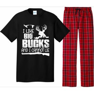 I Like Big Bucks And I Cannot Lie Deer Hunting Meaningful Gift Pajama Set