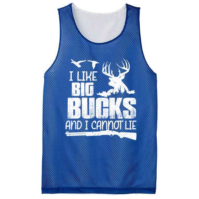 I Like Big Bucks And I Cannot Lie Deer Hunting Meaningful Gift Mesh Reversible Basketball Jersey Tank