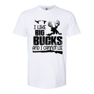 I Like Big Bucks And I Cannot Lie Deer Hunting Meaningful Gift Softstyle CVC T-Shirt