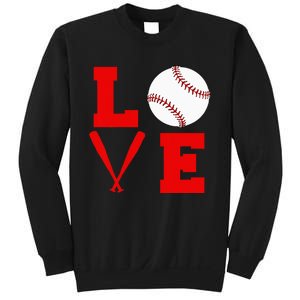 I Love Baseball Sweatshirt