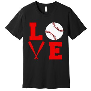 I Love Baseball Premium T-Shirt