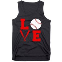 I Love Baseball Tank Top