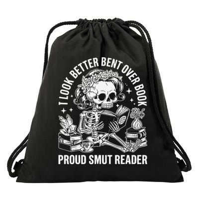 I Look Better Bent Over A Book Smut Reader Drawstring Bag