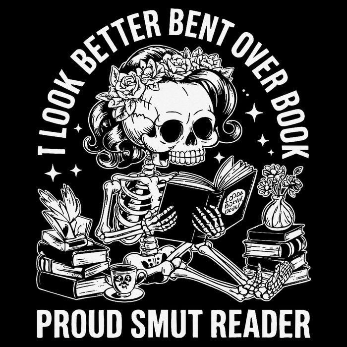I Look Better Bent Over A Book Smut Reader Drawstring Bag