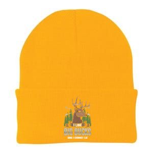 I Like Big Bucks And I Cannot Lie Funny Deer Hunting Season Gift Knit Cap Winter Beanie