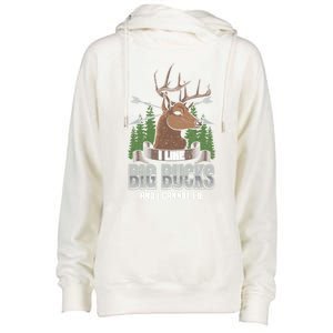 I Like Big Bucks And I Cannot Lie Funny Deer Hunting Season Gift Womens Funnel Neck Pullover Hood