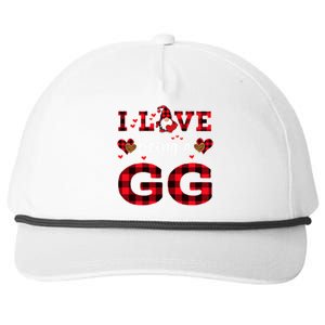 I Love Being A Gg Gnome Valentine's Day Gg Meaningful Gift Snapback Five-Panel Rope Hat