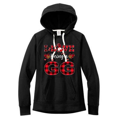 I Love Being A Gg Gnome Valentine's Day Gg Meaningful Gift Women's Fleece Hoodie