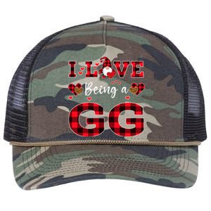 I Love Being A Gg Gnome Valentine's Day Gg Meaningful Gift Retro Rope Trucker Hat Cap