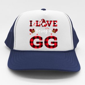 I Love Being A Gg Gnome Valentine's Day Gg Meaningful Gift Trucker Hat