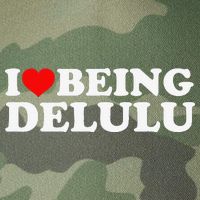 I Love Being Delulu I Heart Being Delulu Red Heart Delulu Legacy Tie Dye Trucker Hat