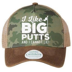 I Like Big Putts And I Cannot Lie - Golf Lover Golfer Hobby Legacy Tie Dye Trucker Hat