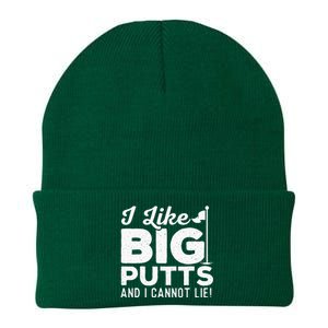 I Like Big Putts And I Cannot Lie - Golf Lover Golfer Hobby Knit Cap Winter Beanie