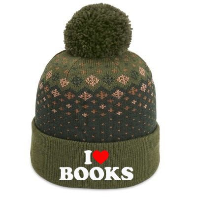 I Love Books The Baniff Cuffed Pom Beanie