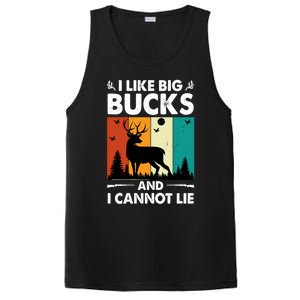 I Like Big Bucks And I Cannot Lie Hunting Gift PosiCharge Competitor Tank