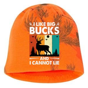 I Like Big Bucks And I Cannot Lie Hunting Gift Kati - Camo Knit Beanie