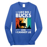 I Like Big Bucks And I Cannot Lie Hunting Gift Long Sleeve Shirt