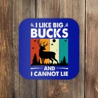 I Like Big Bucks And I Cannot Lie Hunting Gift Coaster