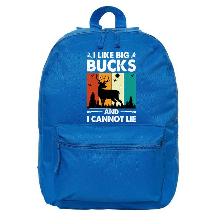 I Like Big Bucks And I Cannot Lie Hunting Gift 16 in Basic Backpack