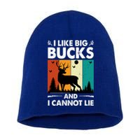 I Like Big Bucks And I Cannot Lie Hunting Gift Short Acrylic Beanie